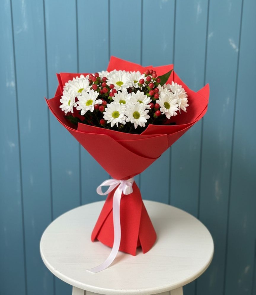 Букет цветов из: Хризантемы в Красногвардейский