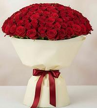 Букет 101 Красная роза Милано в Красногвардейский