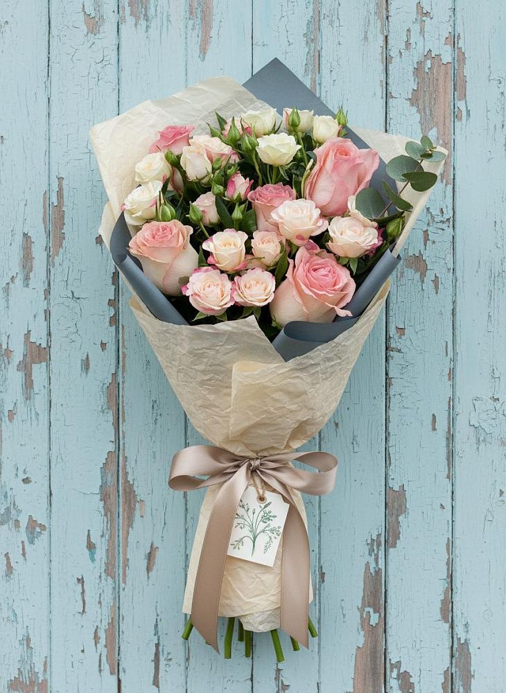 Букет цветов из: Розы в Красногвардейский