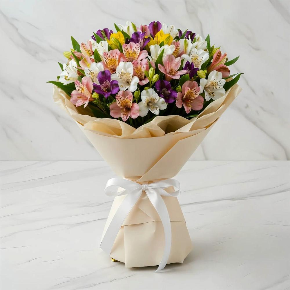 Букет цветов из: Альстромерии в Красногвардейский