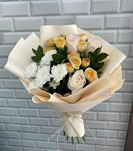 Букет цветов из:  Розы и Хризантемы в Красногвардейский