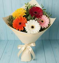 Букет цветов из:  Герберы в Красногвардейский