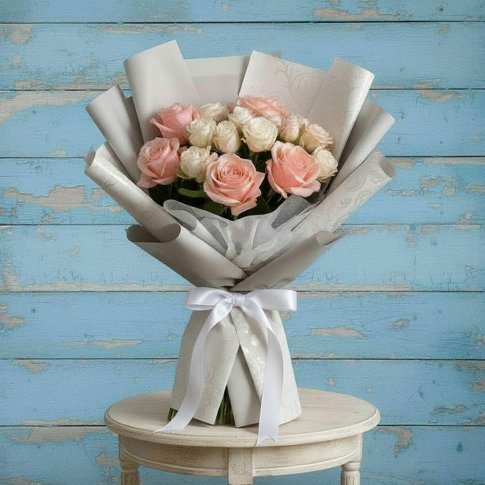 Букет цветов из: Розы в Красногвардейский