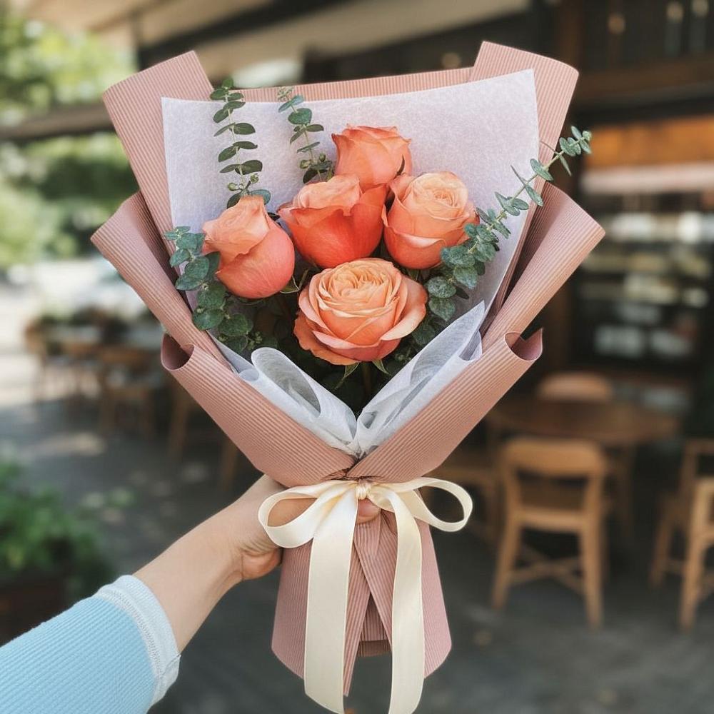 Букет цветов из: Розы в Красногвардейский