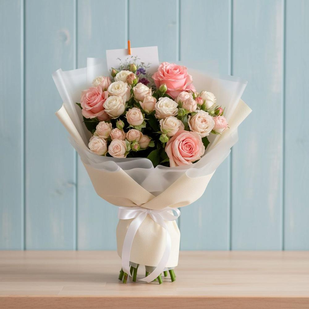 Букет цветов из: Розы в Красногвардейский