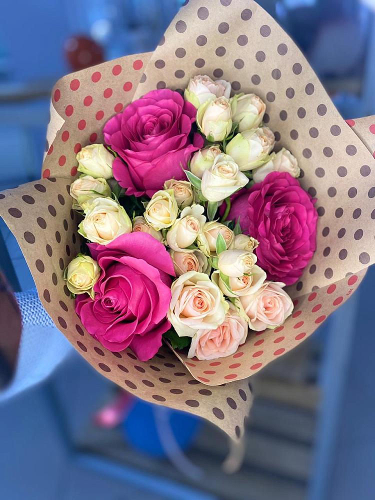 Букет цветов из: Розы в Красногвардейский