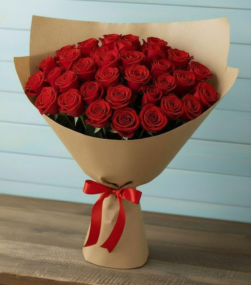 Букет Красные розы Милано в Красногвардейский