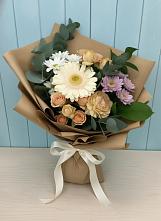 Букет цветов из:  Герберы и Хризантемы в Красногвардейский