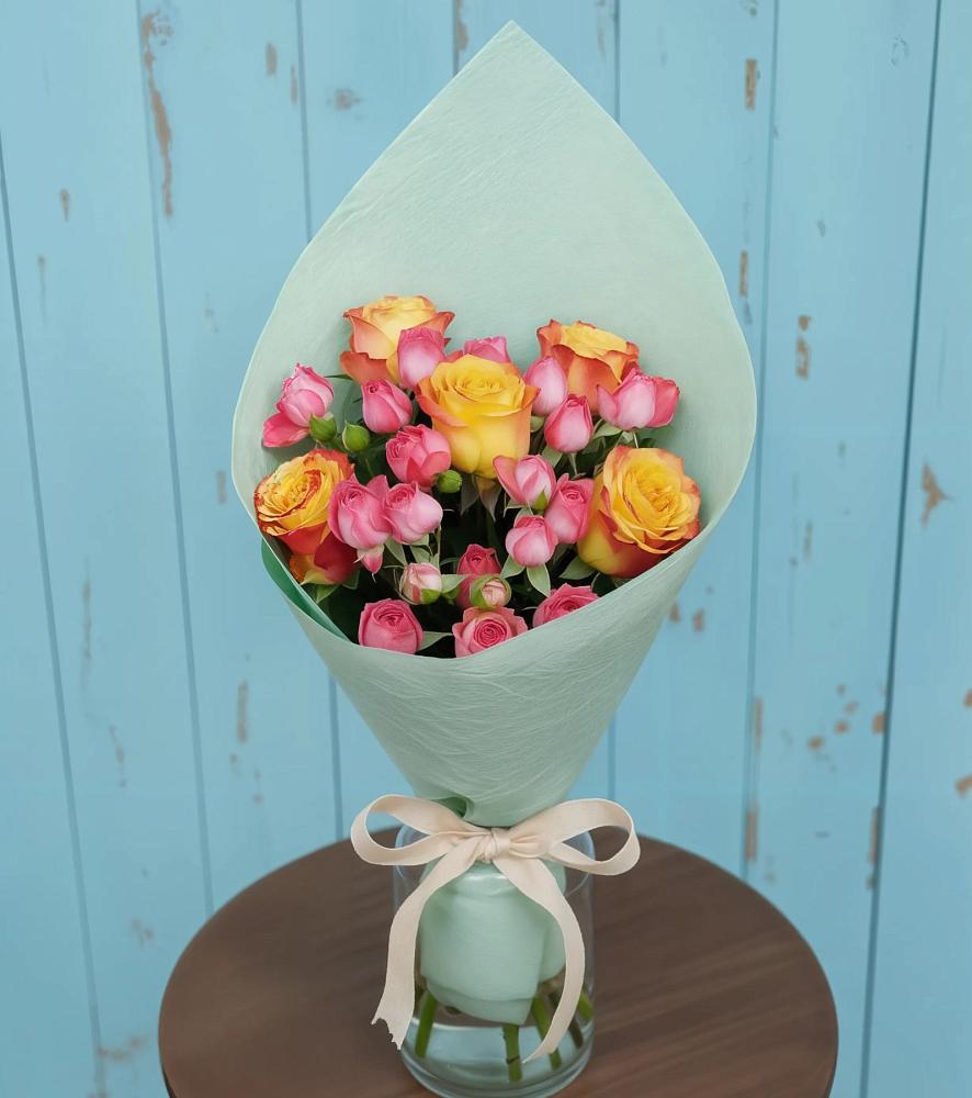 Букет цветов из: Розы в Красногвардейский