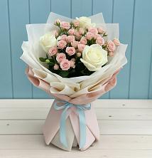 Букет цветов из:  Розы в Красногвардейский