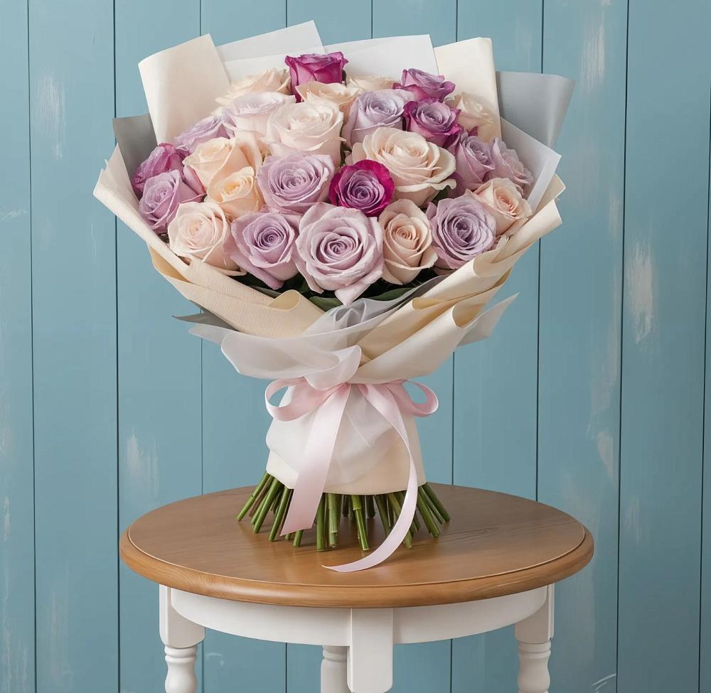 Букет цветов из: Розы в Красногвардейский