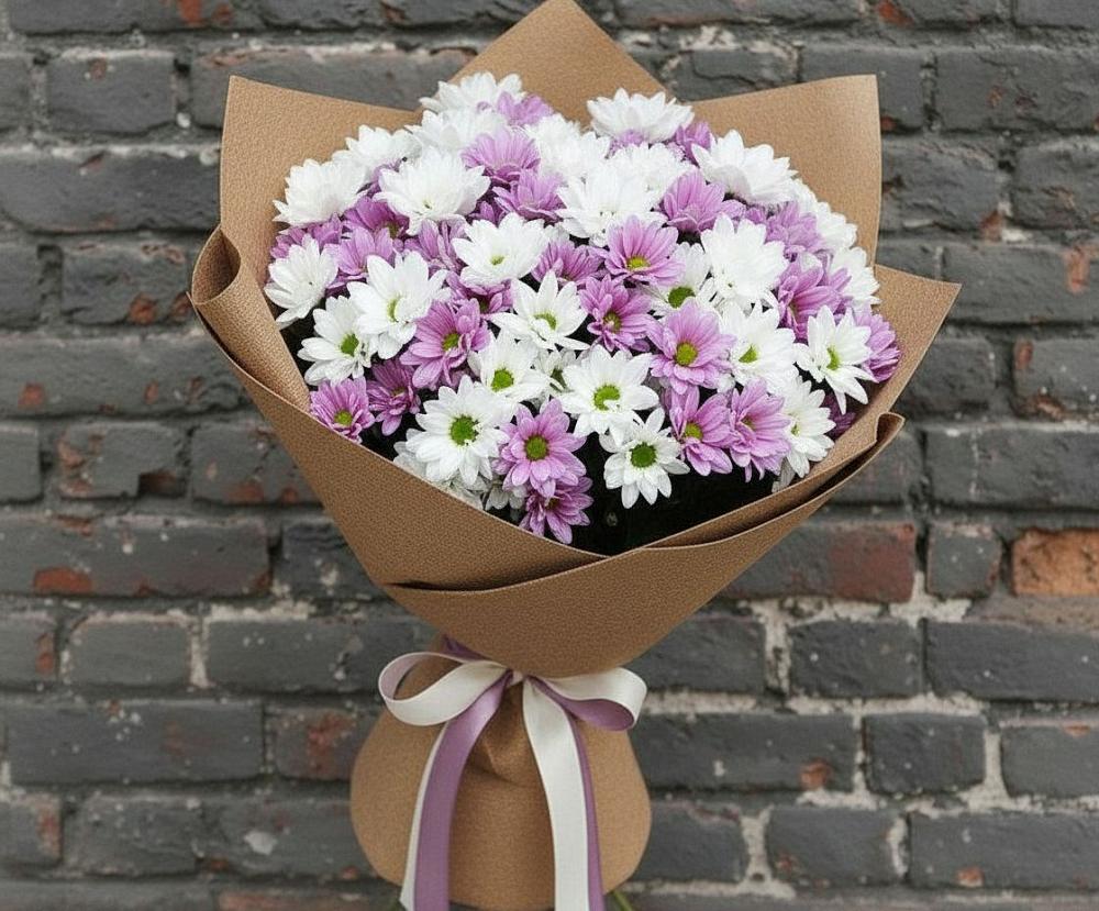 Букет цветов из: Хризантемы в Красногвардейский