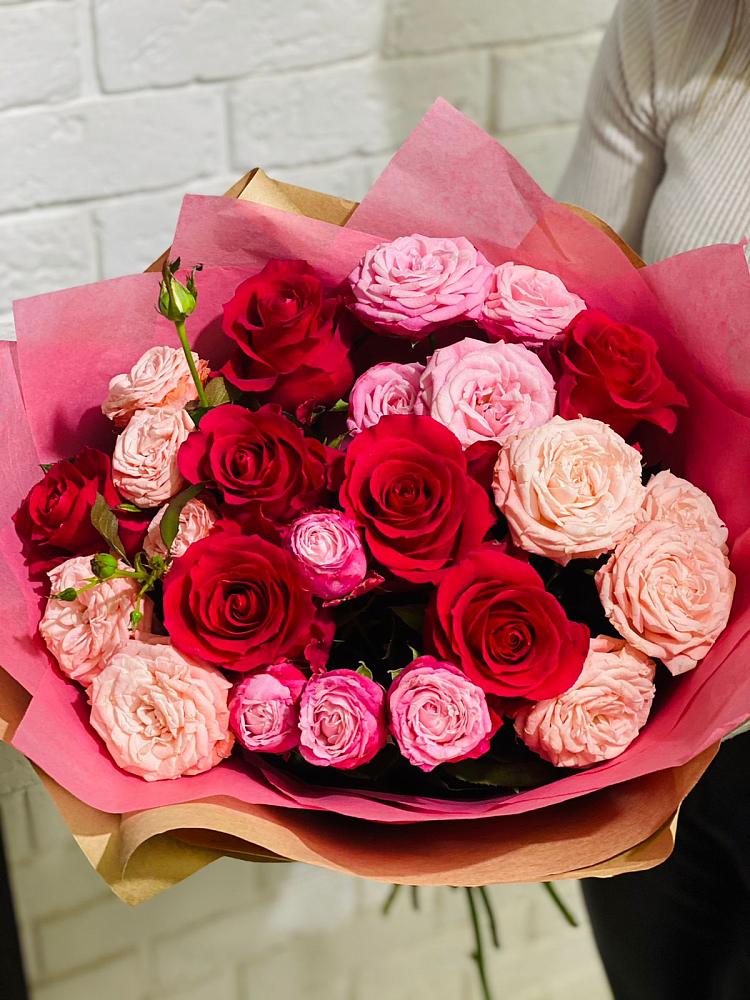 Букет цветов из: Розы в Красногвардейский