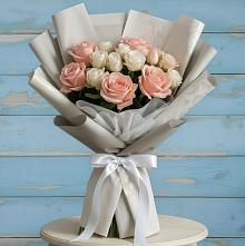 Букет цветов из:  Розы в Красногвардейский