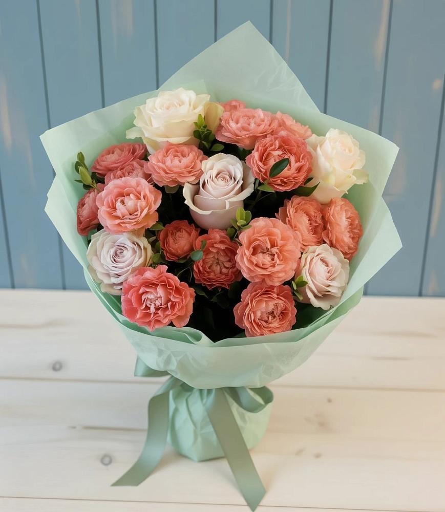 Букет цветов из: Розы в Красногвардейский