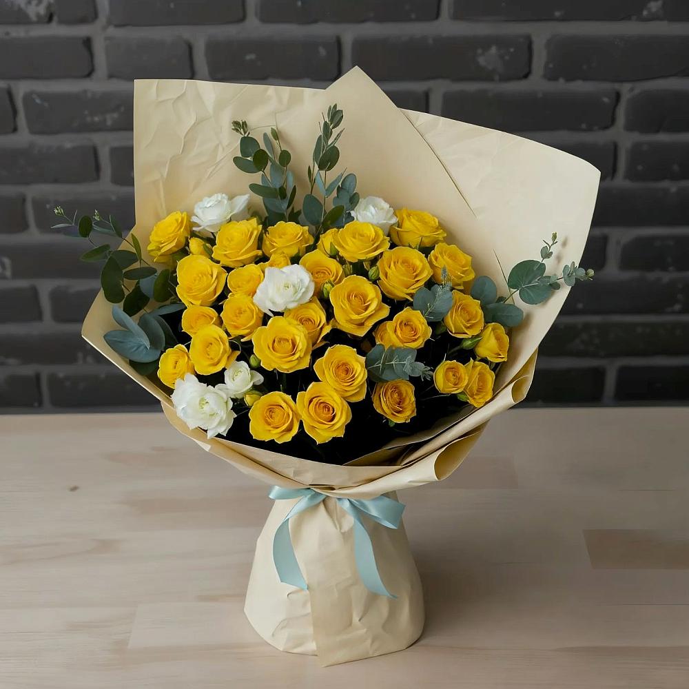 Букет цветов из: Розы в Красногвардейский