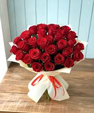 Букет 29 Красных роз в Красногвардейский
