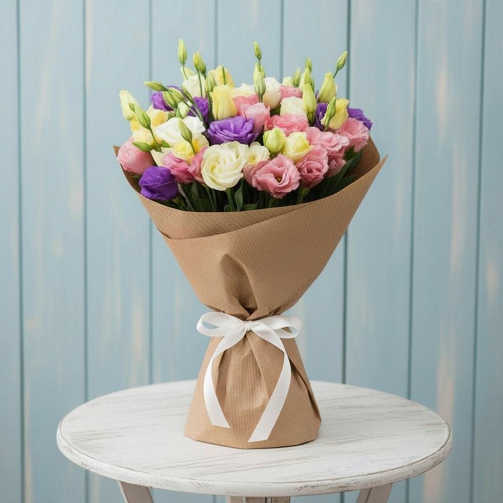 Букет цветов из: Лизиантусы в Красногвардейский