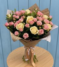 Букет цветов из:  Розы в Красногвардейский