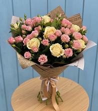 Букет цветов из:  Розы в Красногвардейский