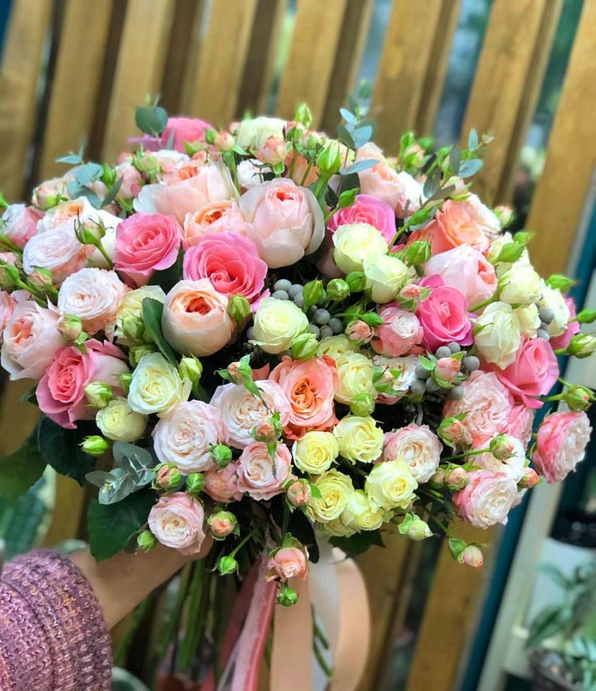 Букет цветов из: Розы в Красногвардейский