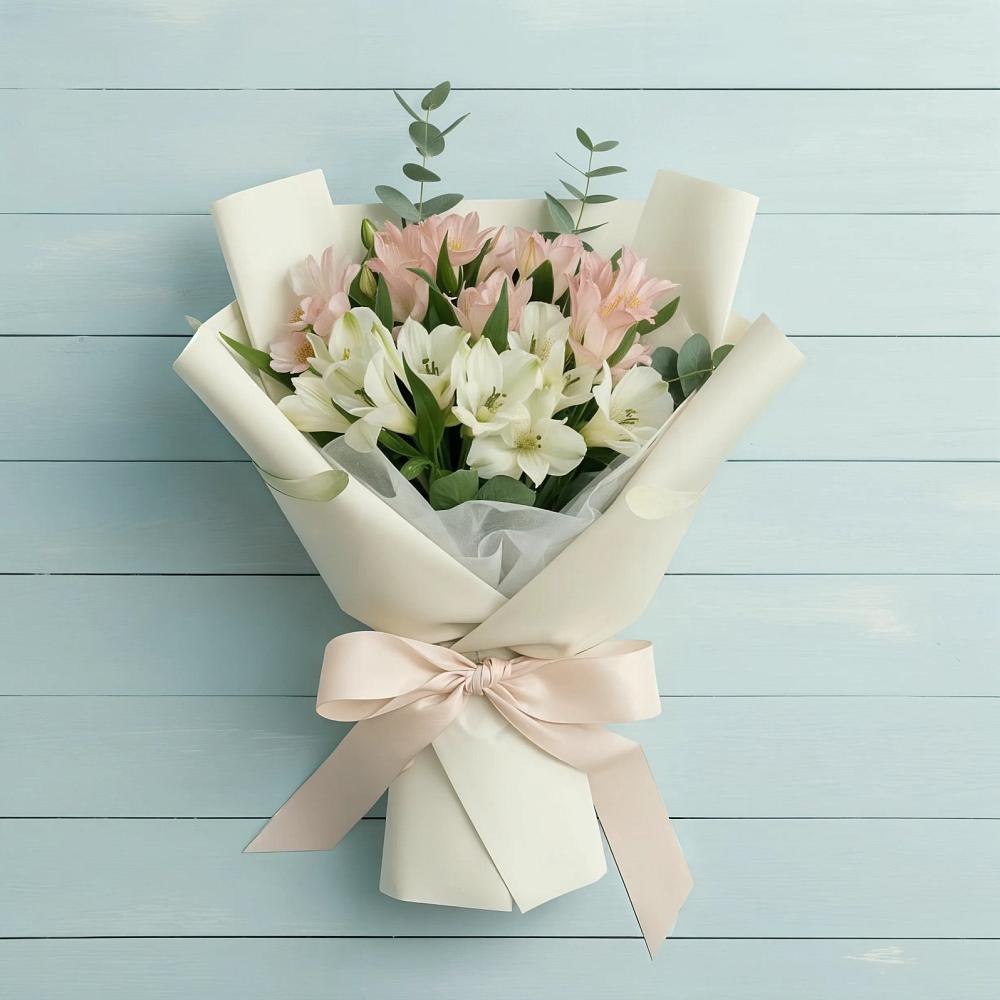 Букет цветов из: Альстромерии в Красногвардейский