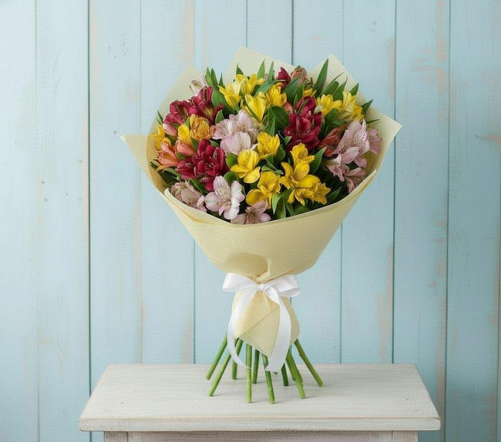 Букет цветов из: Альстромерии в Красногвардейский