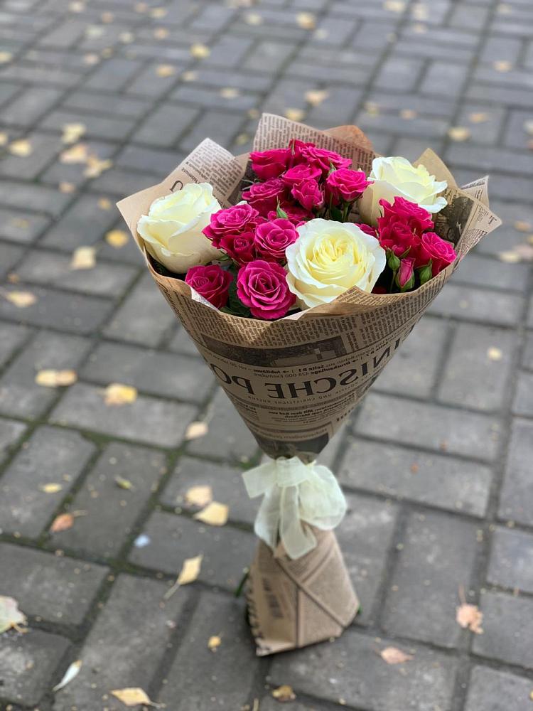 Букет цветов из: Розы в Красногвардейский