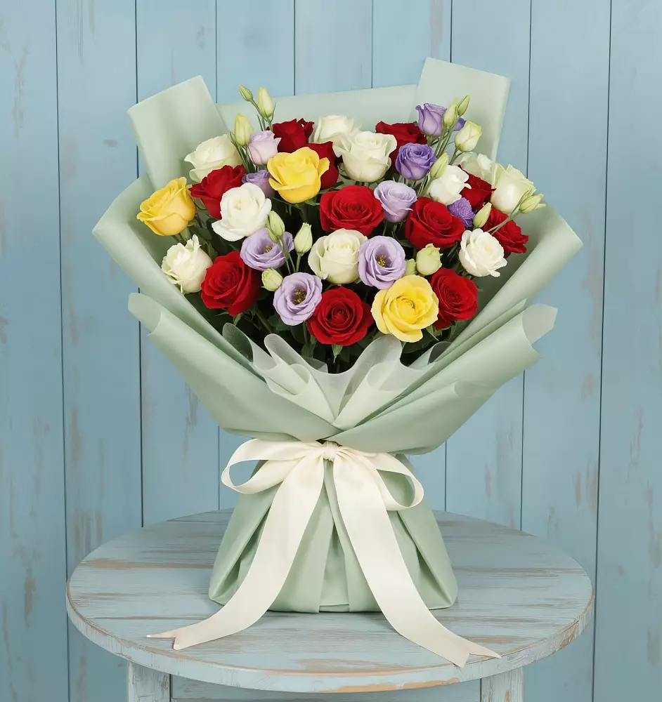 Букет цветов из: Розы в Красногвардейский