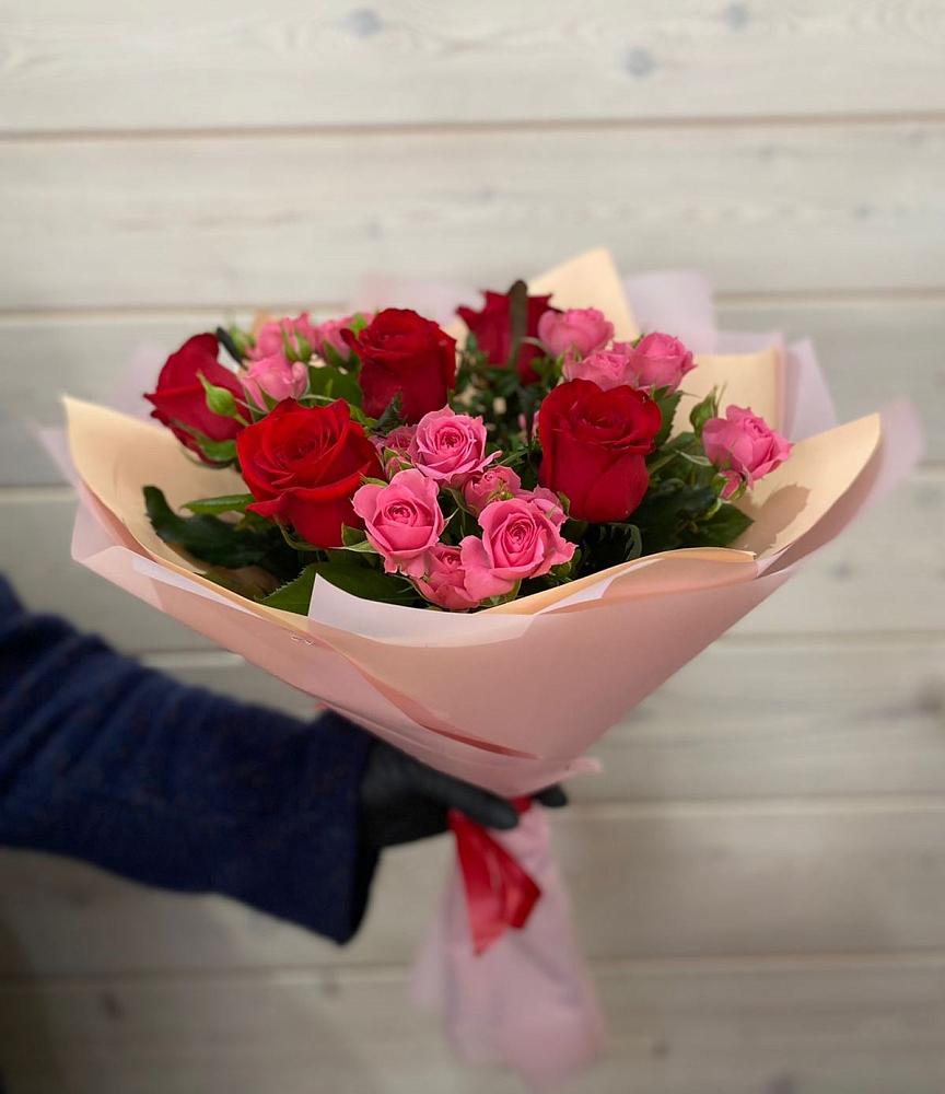 Букет цветов из: Розы в Красногвардейский