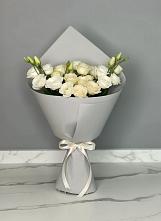 Букет цветов из:  Розы и Лизиантусы в Красногвардейский